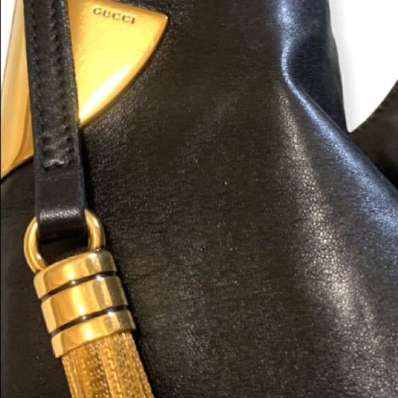 ❤️SOLD❤️GUCCI Large 1970 Gold Tassel Hobo/Shoulder Bag - Picture 14 of 14